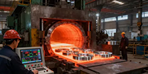 titanium flange hot work process