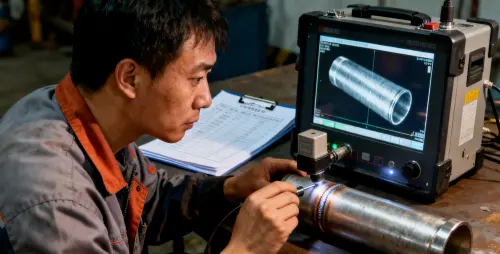 Titanium Pipe Repair Welding processing