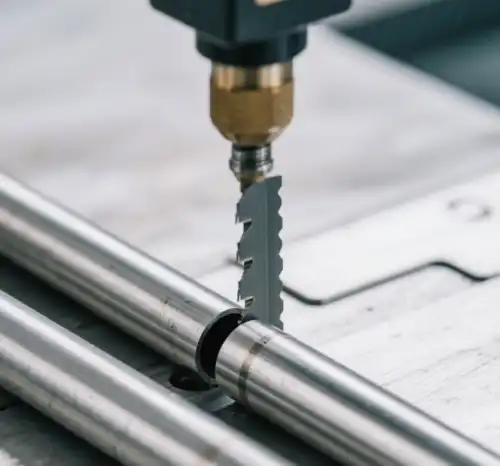 cutting titanium tubes