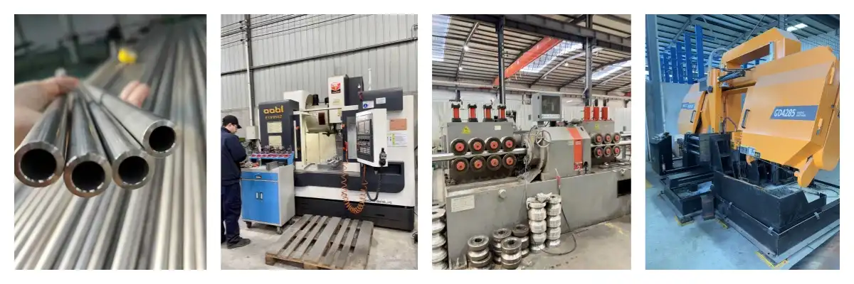Titanium tube production equipment