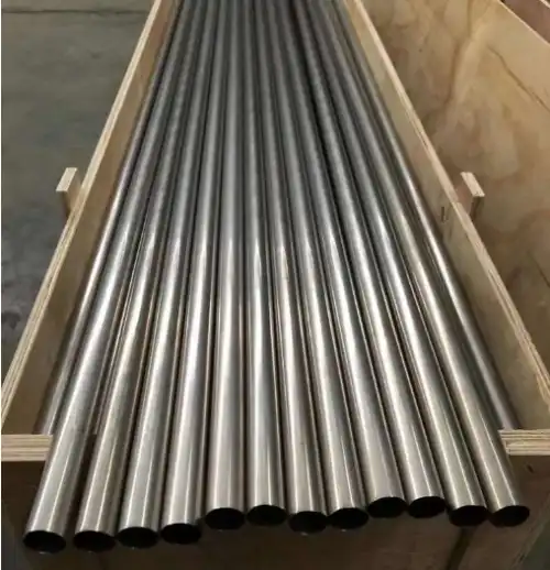 Titanium tubes for heat exchangers