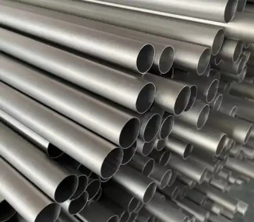 Titanium seamless pipe for chemical exchanger