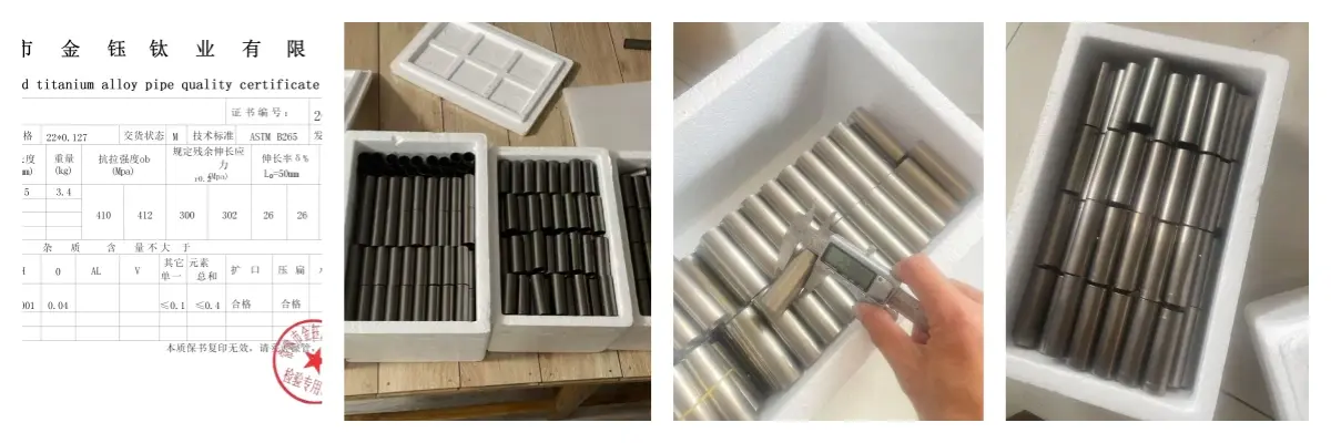 ASTM B265 Grade 1 package ASTM B265 Grade 1 package