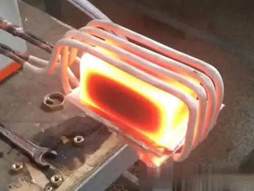 Titanium alloy heating