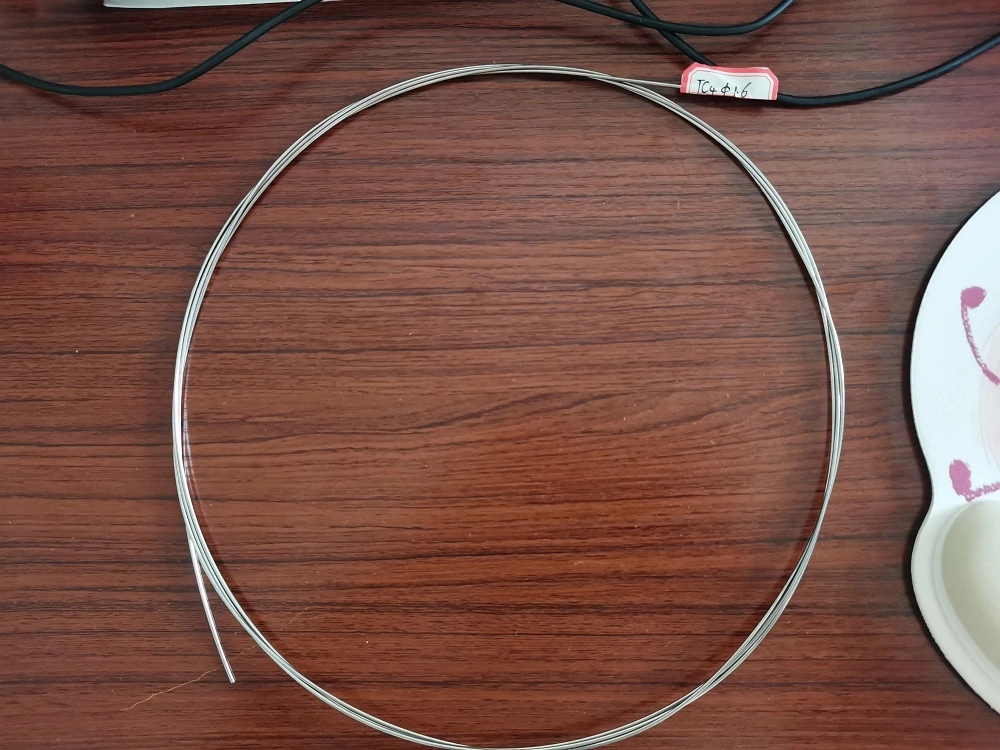 Ti-6Al-4V titanium wire sample