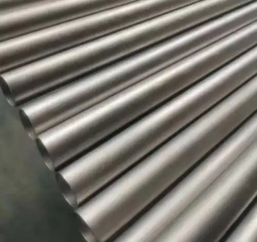 Pure titanium tube production