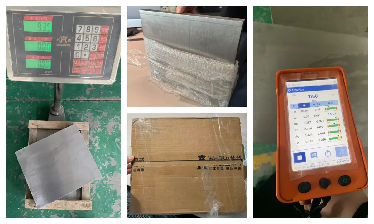 Nickel alloy plates passed inspection